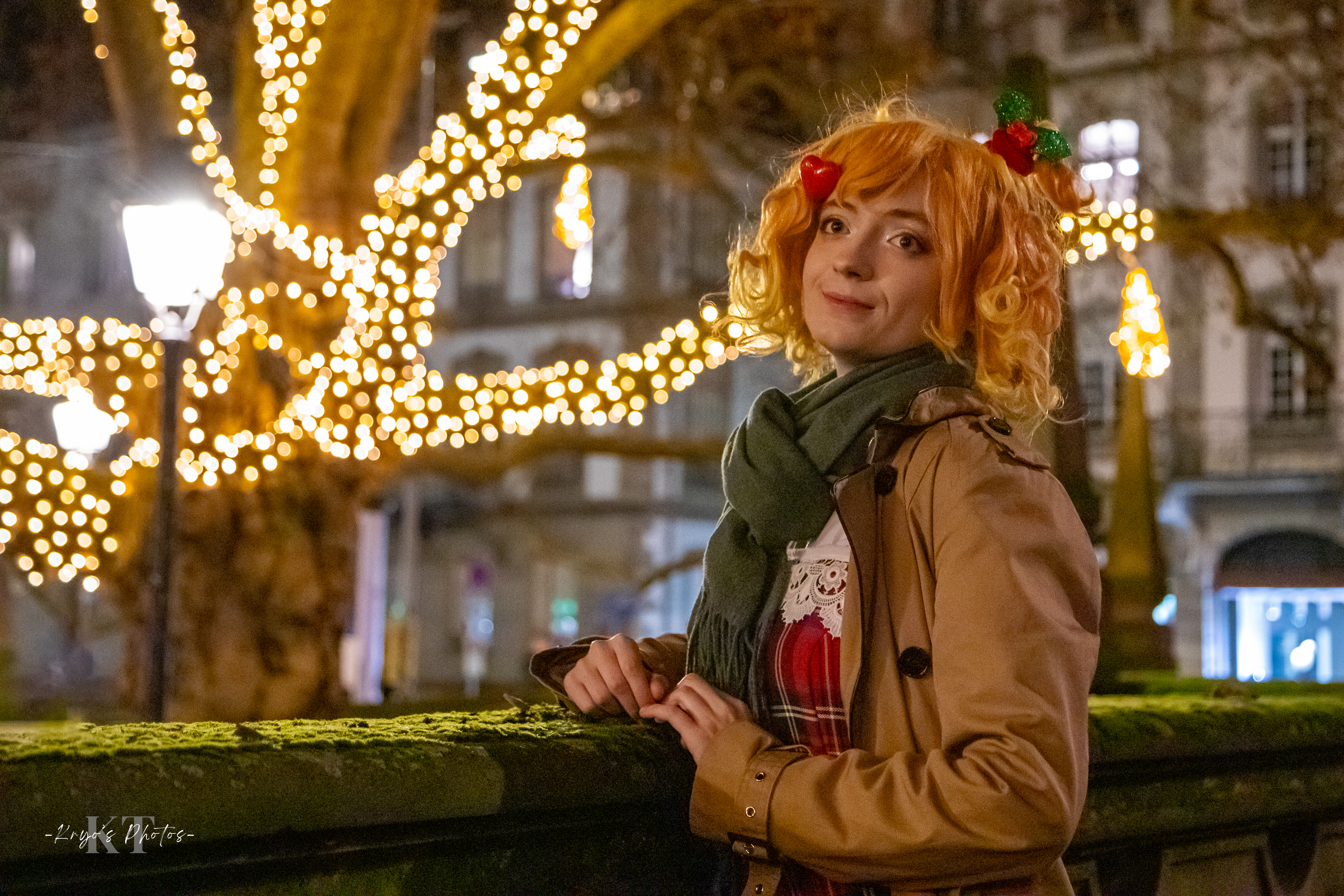 Freyja Wion au marché de Nöel